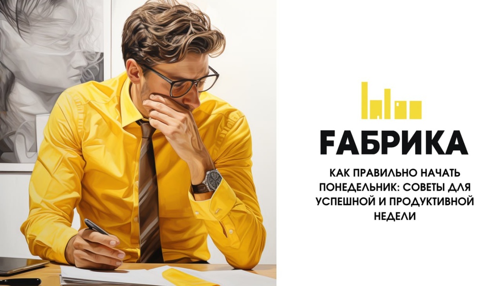 Наступает новый понедельник, и мы начинаем еще одну неделю в нашем насыщенном графике. Каждый из нас сталкивался с трудностями начала новой недели, когда предстоит быстро войти в рабочий ритм и настроиться на продуктивную работу. Сегодня мы хотим поделиться с вами несколькими советами о том, как успешно начать понедельник, чтобы неделя прошла на высоком уровне. 1. Планирование: заранее составьте план на неделю, разбив его на дни и задачи. Это поможет вам лучше организовать свое время и сосредоточиться на важных делах.2. Утренняя рутина: Продумайте свою утреннюю рутину так, чтобы она включала в себя все необходимые действия для начала рабочего дня. Начните с зарядки, завтрака и чтения новостей или любимой книги.3. Физическая активность: не забывайте о физической активности! Легкая утренняя зарядка поможет привести мысли в порядок и зарядиться энергией для продуктивного дня.4. Создайте благоприятную атмосферу: уделите внимание своему рабочему месту, чтобы оно было комфортным и уютным. Убедитесь, что у вас есть все необходимое для работы.5. Фокусируйтесь на позитиве: Настройтесь на позитивный лад и помните, что каждый день приносит новые возможности. Не думайте о трудностях, сосредоточьтесь на том, что вас вдохновляет и мотивирует.6. Будьте благодарны: Заведите привычку благодарить себя за все, что вы сделали за предыдущий день. Это поможет не только поднять настроение, но и укрепить самооценку.7. Начинайте с малого: постепенно входите в рабочий ритм, выполняя сначала самые легкие и приятные дела. Таким образом, вы сможете плавно перейти к более сложным задачам.8.Проводите перерывы: не забывайте делать перерывы в течение дня, чтобы отдохнуть и размяться. Это позволит сохранить энергию и внимание до конца рабочего дня.9. Подводите итоги дня: в конце дня подведите итоги своей работы, проанализируйте свои успехи и неудачи. Определите, что можно улучшить, и составьте список задач на следующий день.Начните свой понедельник правильно и наслаждайтесь продуктивной рабочей неделей! Помните, что успех – это не что-то далекое и недостижимое, а результат ваших усилий. Удачи вам и пусть каждый понедельник будет началом новых свершений!