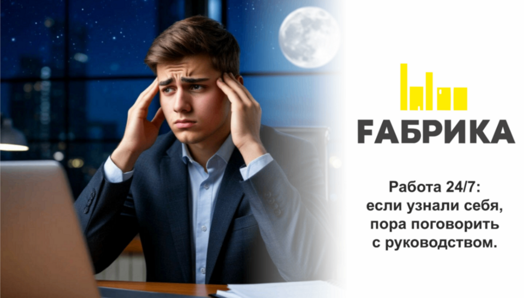 Работа 24/7? Если узнали себя — пора к руководителю