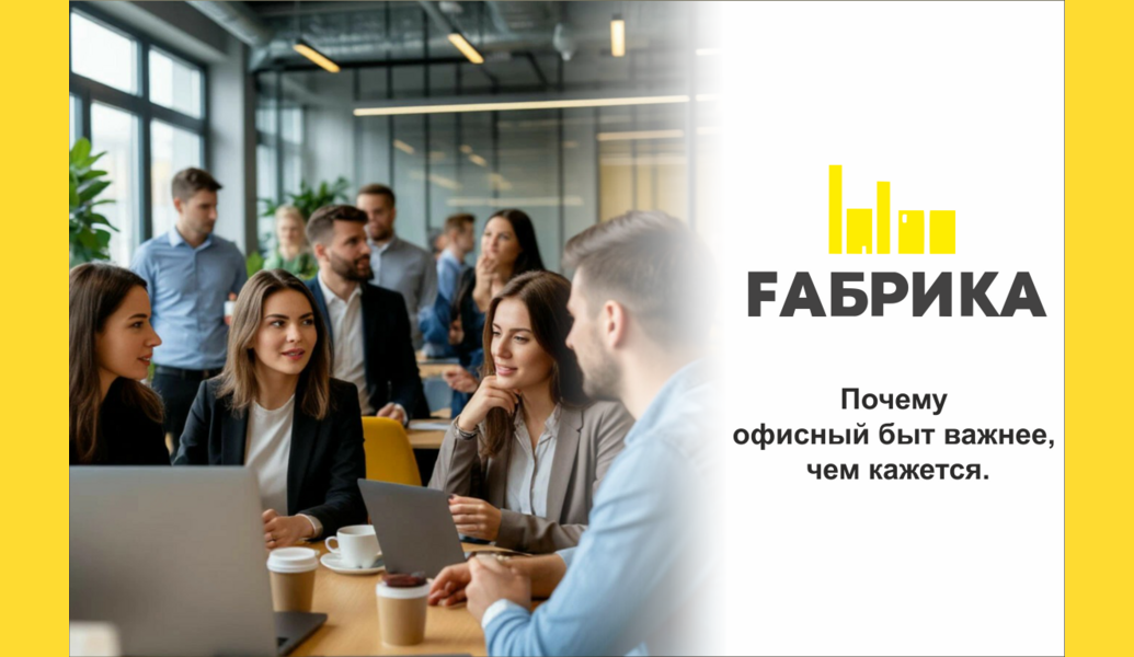 Офисный быт: недооцененный актив вашей команды. Почему скрепки и печеньки влияют на прибыль?Компании тратят миллионы на системы мотивации, курсы лидерства и тимбилдинги в загородных клубах. При этом часто игнорируется главный клей для коллектива &mdash; повседневный офисный быт. Вот три причины обратить на него внимание: -Микровзаимодействия формируют доверие.Неформальное общение у кулера или принтера снижает социальную дистанцию быстрее любого корпоратива. Психологи называют это эффектом совместного поедания хлеба: совместные мелкие ритуалы сигнализируют мозгу, что рядом &laquo;свои&raquo;, которым можно доверять. -Забота &mdash; лучшая немонетарная мотивация.Чистый стол, запасная зарядка в ящике, всегда работающий чайник и базовые канцелярские мелочи &mdash; это базовый уровень безопасности сотрудника. Когда человеку не нужно тратить ментальную энергию на поиск штекера или борьбу с протекающим потолком, он направляет этот ресурс на решение сложных аналитических задач. Отсутствие бытовых раздражителей напрямую конвертируется в продуктивность. -Детали отражают культуру.Состояние кухни точнее любой презентации расскажет новому сотруднику о реальных ценностях компании. Пустой холодильник, грязная микроволновка и одинокое, покрытое вековой пылью печенье говорят о равнодушии громче слов. А полка с общим обменом книг, график полива цветов или доска с мемами недели показывают: здесь уважают пространство друг друга и умеют самоорганизовываться без приказов сверху. &nbsp; Что с этим делать руководителю? (чек-лист):-Провести аудит бытового комфорта: опросить команду, чего им остро не хватает (от нормальной кофемашины до крючков в душевой).-Легализовать зоны неформальности: официально разрешить собираться на кухне, не считая это кражей рабочего времени.-Назначить ответственных: распределить бытовые задачи (заказ воды, уборка общих зон) между сотрудниками по желанию, превратив рутину в элемент самоуправления.Заложить бюджет: включить &laquo;бытовые&raquo; расходы в смету департамента так же естественно, как оплату лицензий на ПО. Офисный быт &mdash; это не просто фон для работы, а важный элемент, который влияет на успех компании. Заботясь о нем, мы инвестируем в будущее нашей команды и бизнеса в целом!